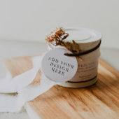 Round-Favor-Tag-Druck Geschenkanhänger