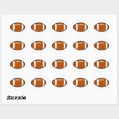 Round Football Stickers (Blatt)