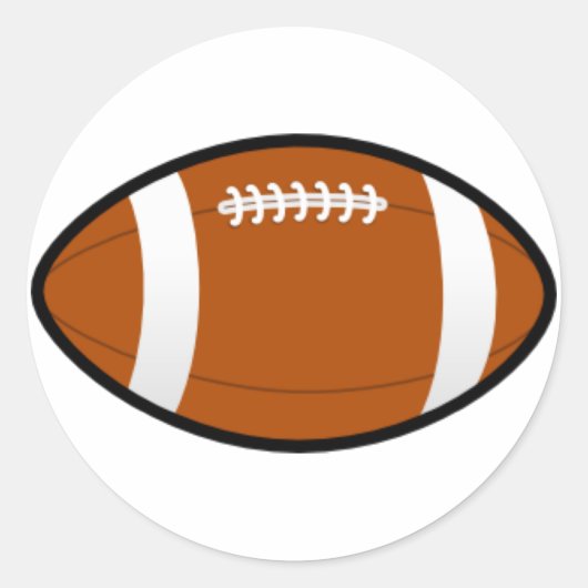 Round Football Stickers (Vorderseite)