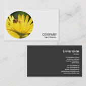 Round Foto - Besetzte Biene Visitenkarte (Vorne/Hinten)