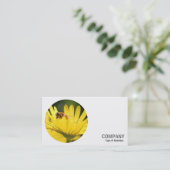 Round Foto - Besetzte Biene Visitenkarte (Stehend Vorderseite)