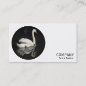 Round Foto - Swan 02 Visitenkarte (Vorderseite)