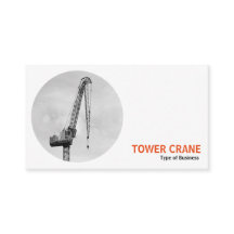 Round Foto - Tower Crane B&W