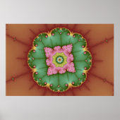 Round - Fraktal Poster (Vorne)