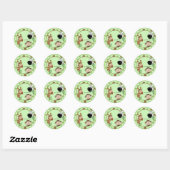 Round-Gefallen-Sticker - Jungle Adventure Animals Runder Aufkleber (Blatt)