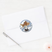Round Goldfish Sticker (Umschlag)