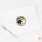 Round Great Dane Sticker (Umschlag)