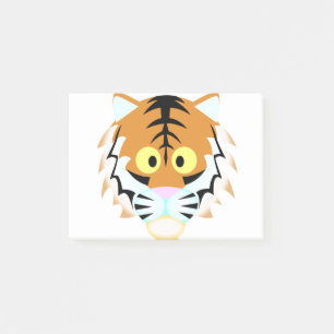 Round Head Tiger Post-it Klebezettel