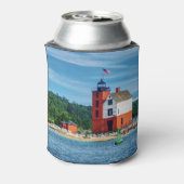 Round Island Lighthouse Dosenkühler (Kanne Rückseite)