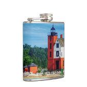 Round Island Lighthouse Flachmann (Rechts)