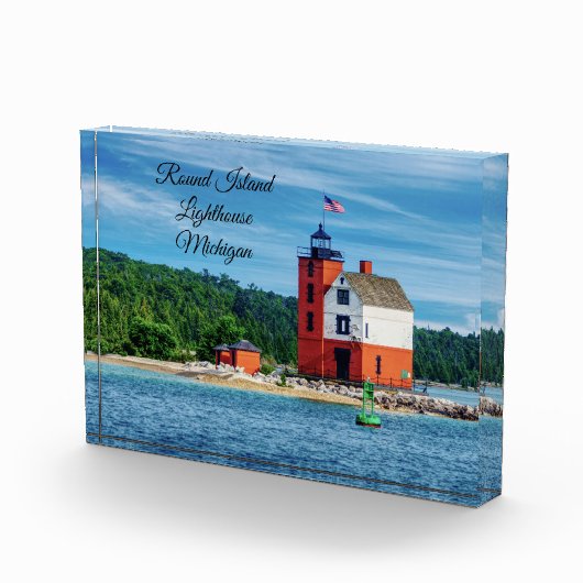 Round Island Lighthouse Fotoblock (Rechts)