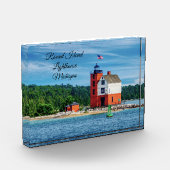 Round Island Lighthouse Fotoblock (Links)
