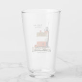 Round Island Lighthouse-Glas Glas (Rückseite)