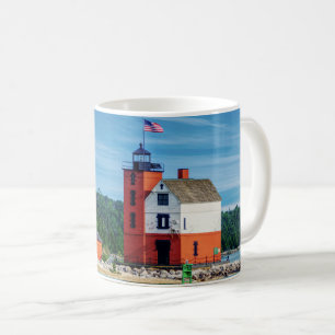 Round Island Lighthouse Kaffeetasse