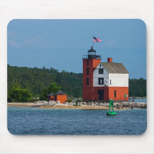 Round Island Lighthouse Mousepad (Vorne)
