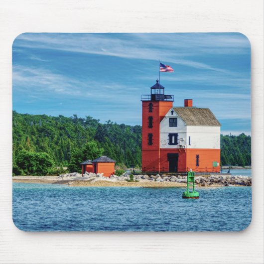 Round Island Lighthouse Mousepad (Vorne)