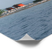 Round Island Lighthouse Poster (Ecke)