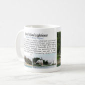 Round Island Lighthouse St. Mary's River Tasse (Vorderseite Links)