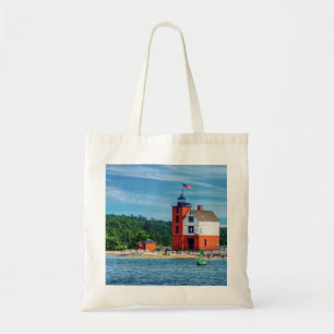 Round Island Lighthouse Tragetasche