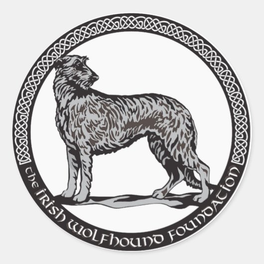 Round IWF Logo-Aufkleber Runder Aufkleber (Vorderseite)