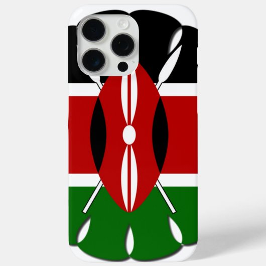 Round Kenyan Motif: Ein nationales Symbol Case-Mate iPhone Hülle (Rückseite)