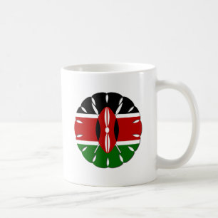 Round Kenyan Motif: Ein nationales Symbol Kaffeetasse