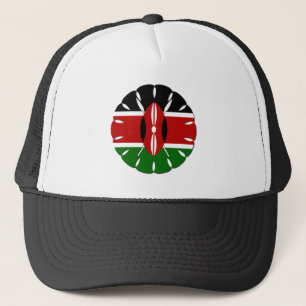 Round Kenyan Motif: Ein nationales Symbol Truckerkappe