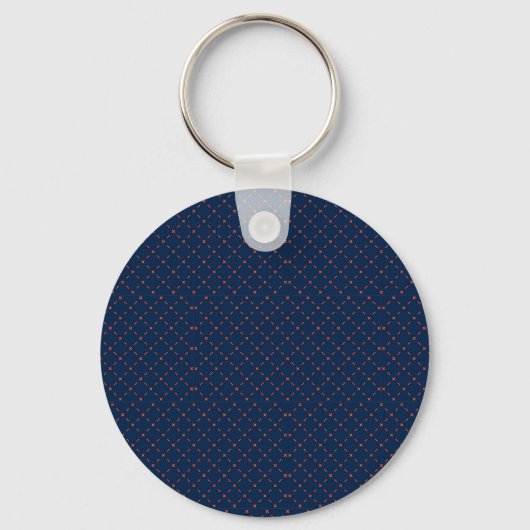 Round keychain with a dark blue background schlüsselanhänger (Vorderseite)