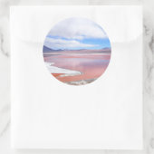 Round Laguna Colorada in Bolivien Aufkleber (Tasche)