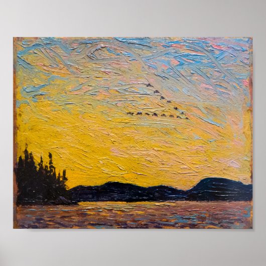 Round Lake Mud Bay | Tom Thomson | Poster (Vorne)