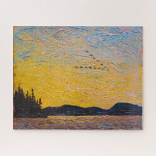 Round Lake Mud Bay Tom Thomson Puzzle