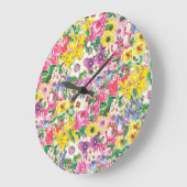 Round (Large) Wall Clock Große Wanduhr (Winkel)