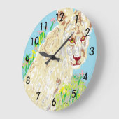 Round (Large) Wall Clock Große Wanduhr (Winkel)