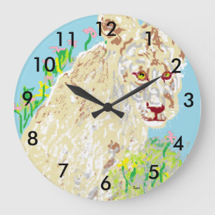 Round (Large) Wall Clock Große Wanduhr