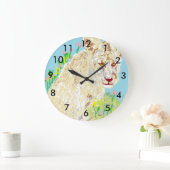 Round (Large) Wall Clock Große Wanduhr (Zuhause)