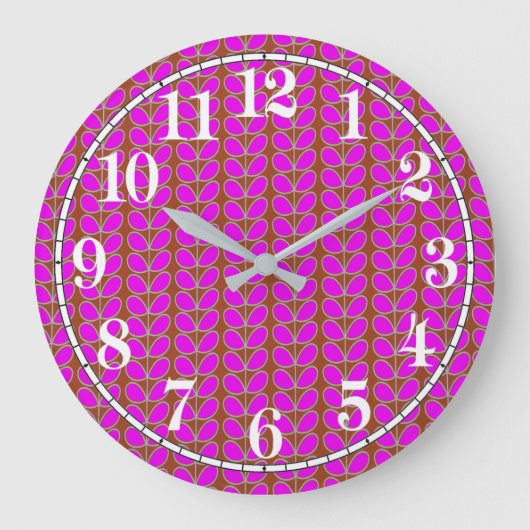 Round (Large) Wall Clock Große Wanduhr (Vorderseite)
