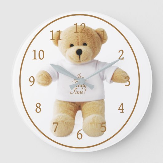 Round (Large) Wall Clock Große Wanduhr (Vorderseite)