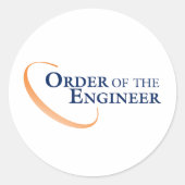 Round Logo-Aufkleber (Blatt 20) Runder Aufkleber (Vorderseite)