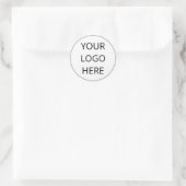 Round-Logo-Aufkleber Runder Aufkleber (Tasche)