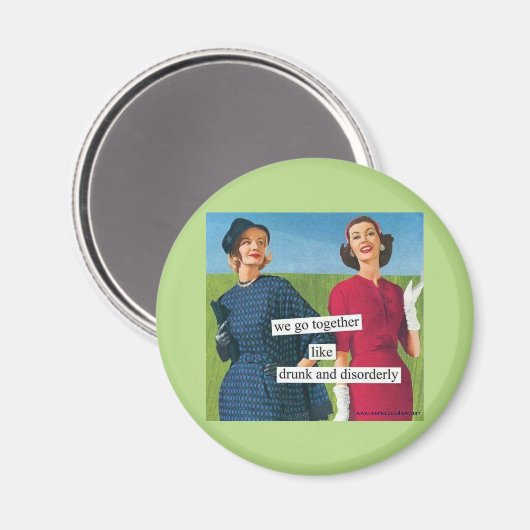 Round Magnet (Vorderseite/Rückseite)