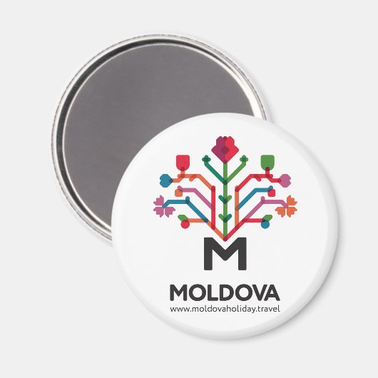 Round Magnet (Vorderseite/Rückseite)