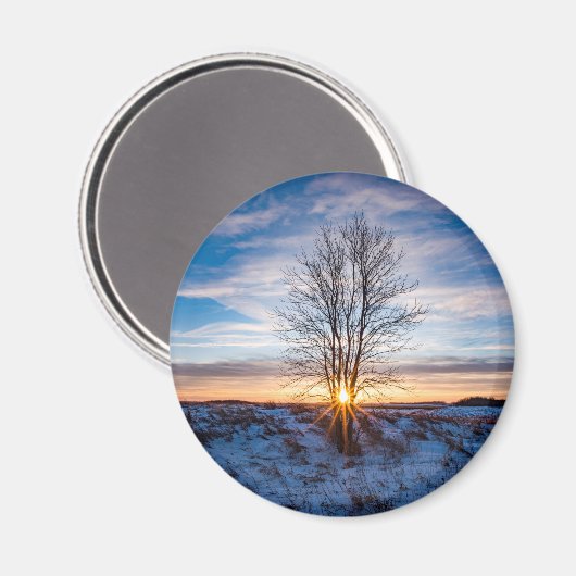 Round Magnet (Vorderseite/Rückseite)