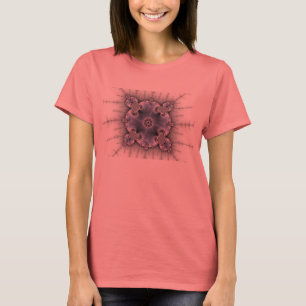 Round Mandelbrot - Fraktal T - Shirt