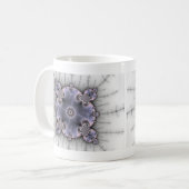 Round Mandelbrot - Fraktal Tasse (Vorderseite Links)