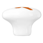 Round Maraca Drawer Pull Keramikknauf (Seitenansicht)