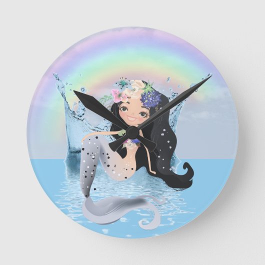 Round (Medium) Wall Clock Runde Wanduhr (Vorderseite)