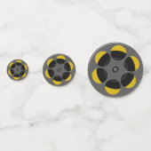 Round Movie Reel Konfetti (Vorderseiten)