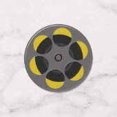 Round Movie Reel Konfetti (Klein Vorderseite)