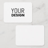 Round Note Card [Multi Size] Mitteilungskarte (Vorne/Hinten)