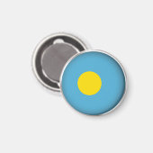 Round Palau Magnet (Vorderseite/Rückseite)